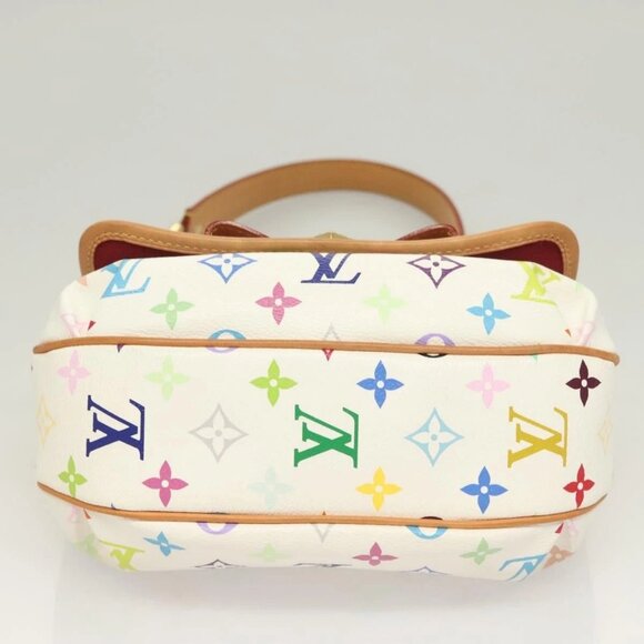 LOUIS VUITTON Monogram Multicolor Patty Shoulder Bag White M40305 Auth 127416V - Picture 5 of 16